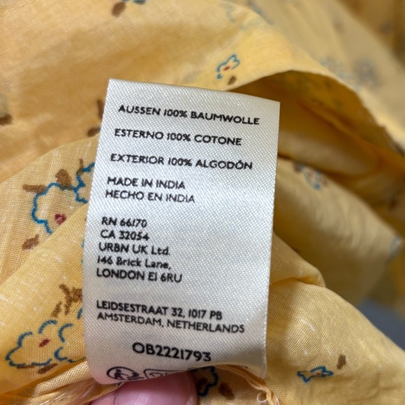 Free People Yellow Floral Midi Dress - Picture 4 of 5